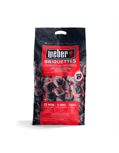 Weber ® Briquetas para barbacoa de carbón 8Kg