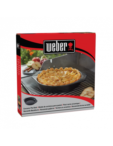 Weber ®  Molde de cerámica para hacer pasteles en la barbacoa