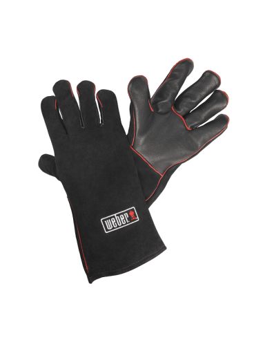 Weber ® Guantes de cuero para barbacoa talla L/XL