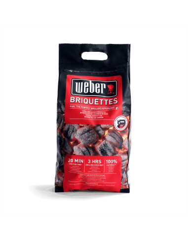 Weber ® Briquetas para barbacoa de carbón 4 Kg.