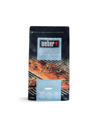 Astillas de madera para ahumar pescado y marisco. Weber®