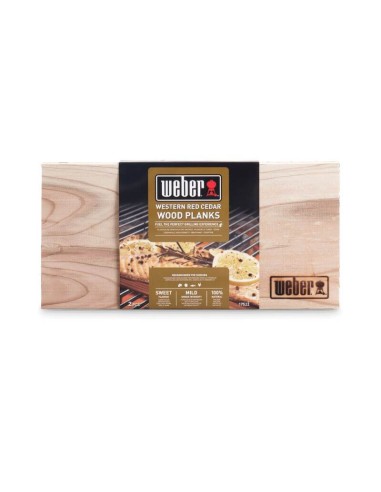 Tablas para ahumar Weber® - cedro rojo del pacífico