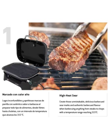 Kit barbacoa eléctrica LUMIN (barbacoa +...