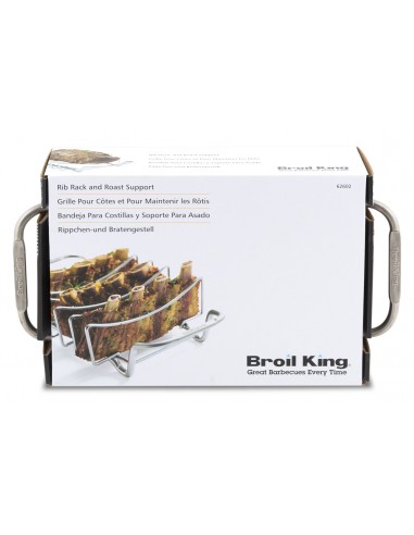 Broil King ® Soporte para asados y costillas