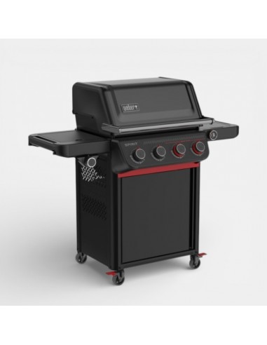Barbacoa Weber Spirit EPX-435R Stealth Edition con mesa lateral y armario inferior
