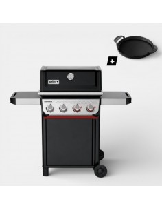 Barbacoa de gas Weber Spirit E-425 con 4 quemadores y plancha Weber Crafted de regalo