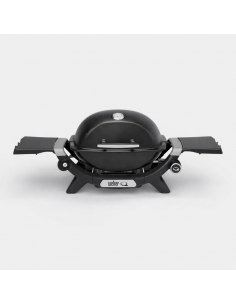 Barbacoa de gas Weber® Q 1200N con mesas laterales