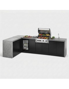 Barbacoa GRANDPRO 426 WF Island Module con cocina exterior en L GRANDPRO®