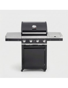 Premium G4 Trolley 30 Mb Barbacoa de gas Grandhall® vista frontal