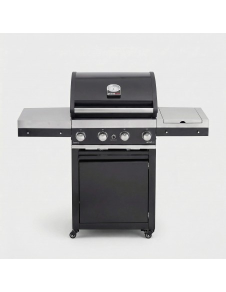 Premium G4 Trolley 30 Mb Barbacoa de gas Grandhall® vista frontal