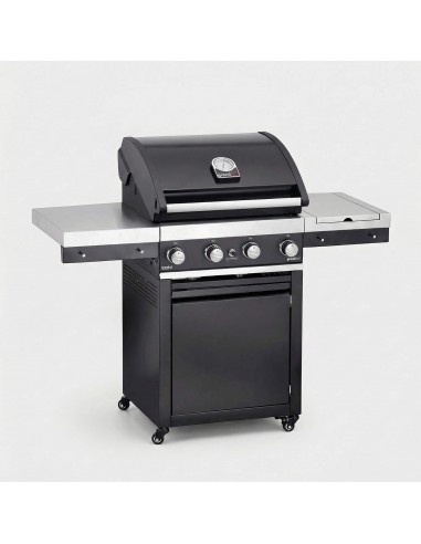 Premium G4 Trolley 30 Mb Barbacoa de gas Grandhall® vista lateral