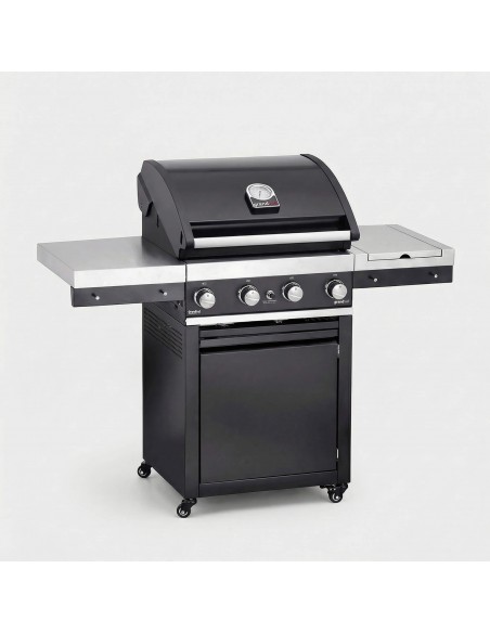 Premium G4 Trolley 30 Mb Barbacoa de gas Grandhall® vista lateral