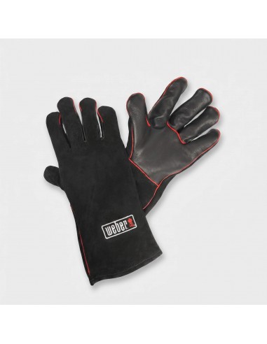 Weber ® Guantes de cuero para barbacoa talla L/XL