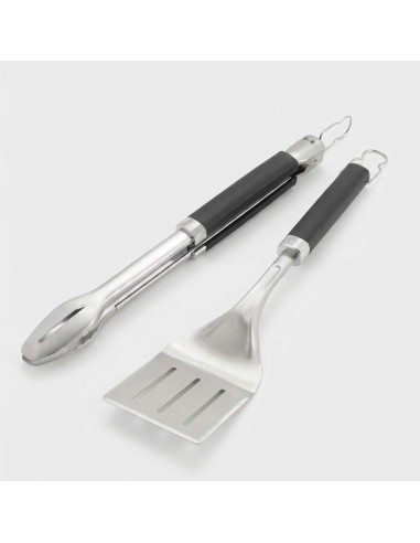 Weber® Juego de pinzar y espátula de barbacoa de precisión