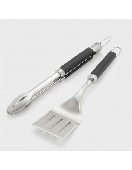 Weber® Juego de pinzar y espátula de barbacoa de precisión