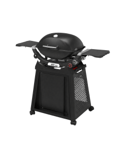 Barbacoa de gas Q2800N+ con carro Premium Weber® vista frontal 2