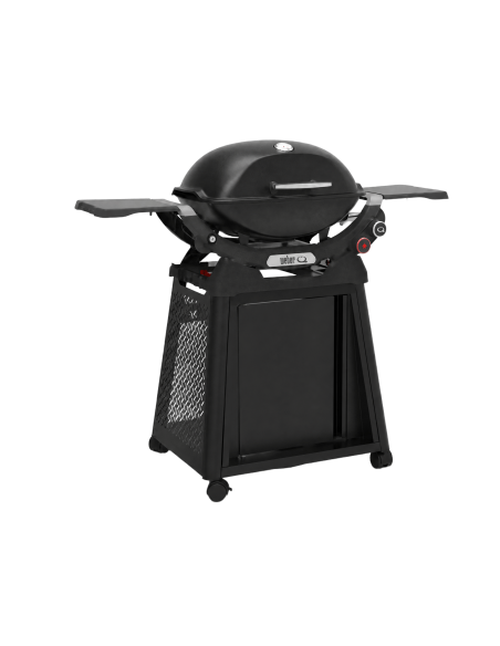 Barbacoa de gas Q2800N+ con carro Premium Weber® vista lateral