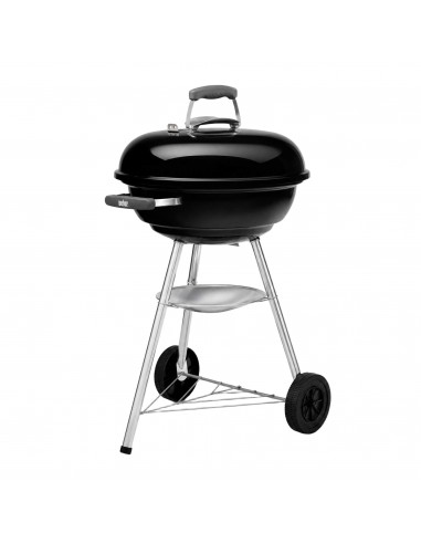 Barbacoa de carbón COMPACT KETTLE de 47 cm Weber® vista lateral