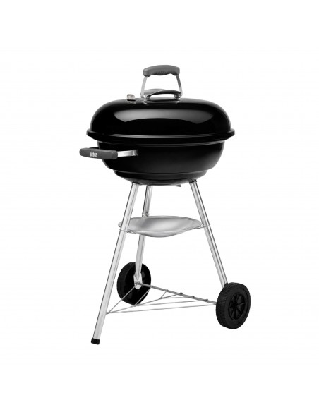 Barbacoa de carbón COMPACT KETTLE de 47 cm Weber® vista lateral