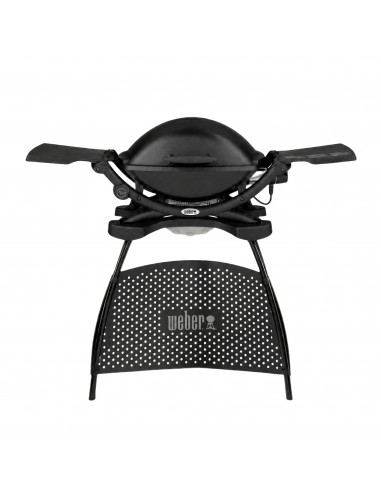 Barbacoa eléctrica Q 2400 con soporte Weber® vista frontal