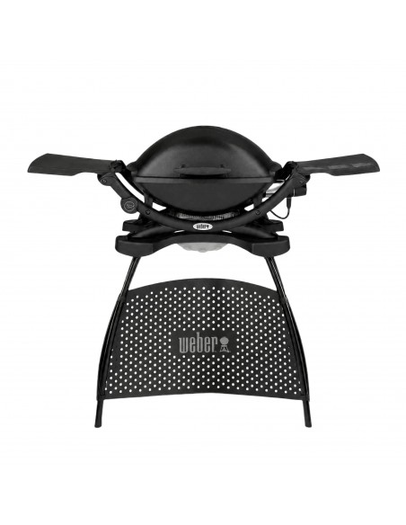 Barbacoa eléctrica Q 2400 con soporte Weber® vista frontal