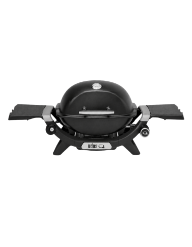 Barbacoa de gas Weber® Q 1200N con mesas laterales