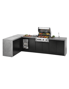 Barbacoa GRANDPRO 426 WF Island Module con cocina exterior en L GRANDPRO®
