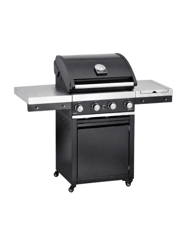 Premium G4 Trolley 30 Mb Barbacoa de gas Grandhall® vista lateral
