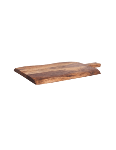 Tabla de cortar de madera de acacia rectangular mediana 2