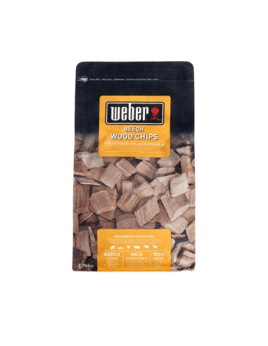 Astillas de Haya para ahumar barbacoas de gas y carbón Weber®