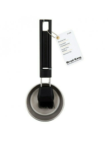 Broil King ® brocha + recipiente set de dos